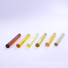 Rod Glass Factory Fiber Yellow Borosilicate Glass Rod